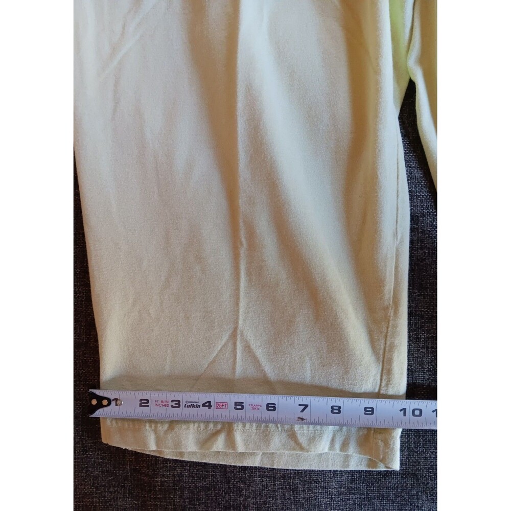 Pants 2XL Womans Light Melon Green Casual Yoga Capris Butterfly Elastic Waist - Picture 4 of 8